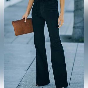 Kunmi Black Flared Jeans size 18